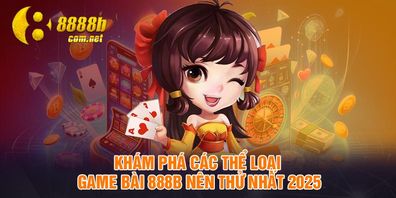 Khám phá các thể loại game bài 888B nên thử nhất 2025
